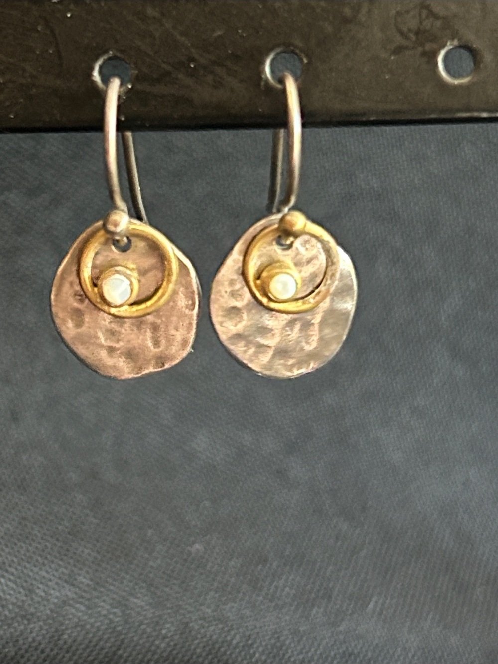 Silpada W1670 Hammered Sterling Silver Earrings